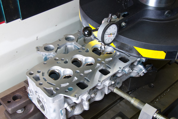 Cylinder Head Surfacing Angle Milling